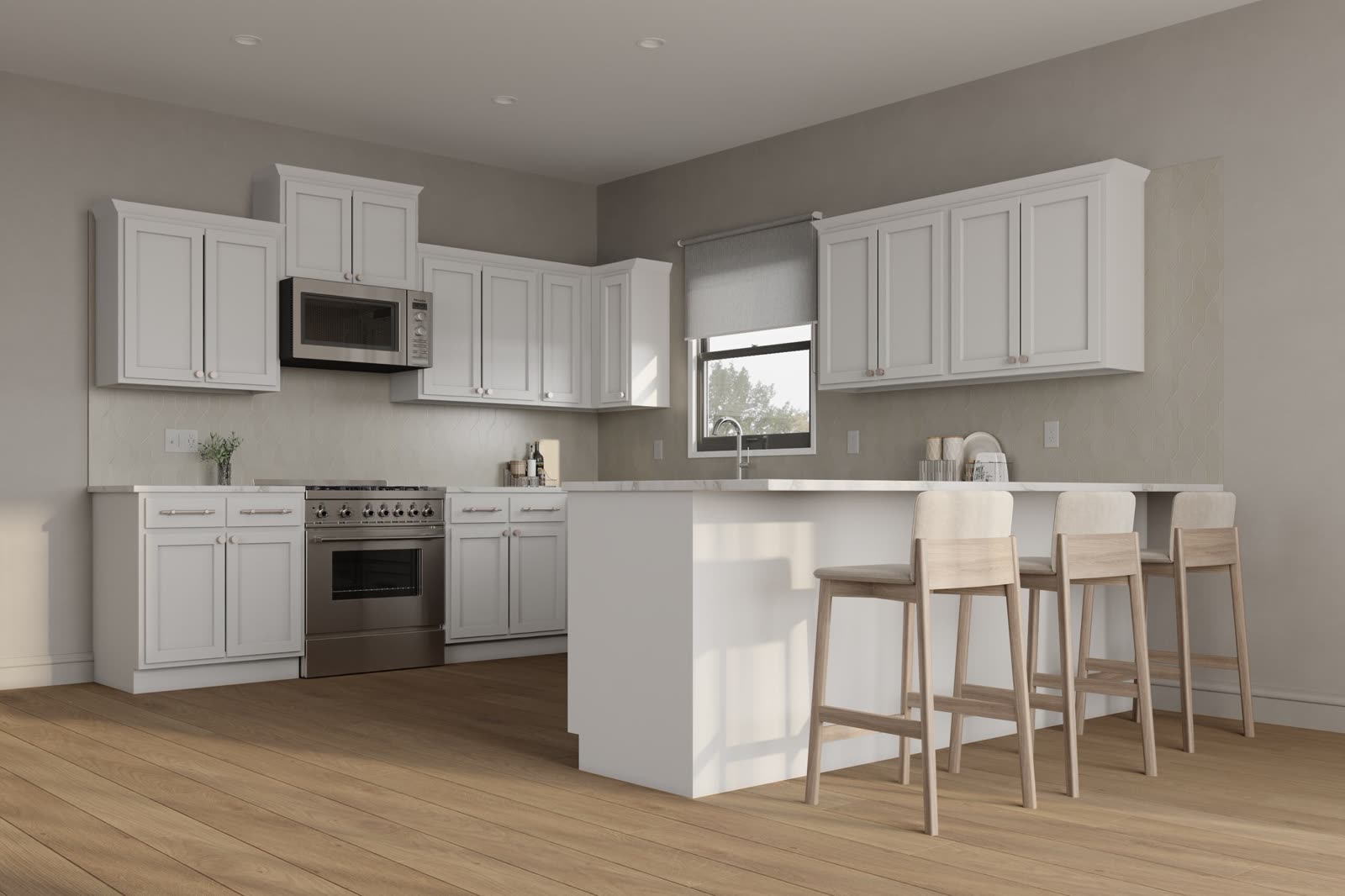 Dover in a white finish