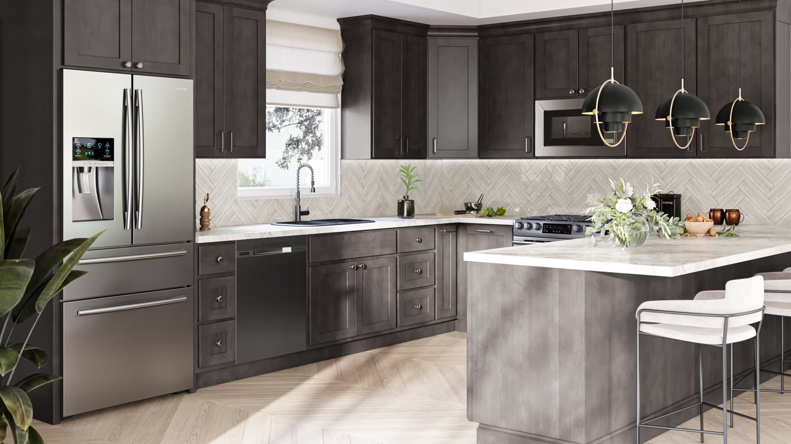 Smoky Grey finish