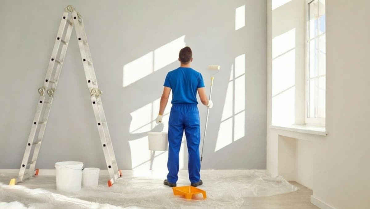 Interior wall painting