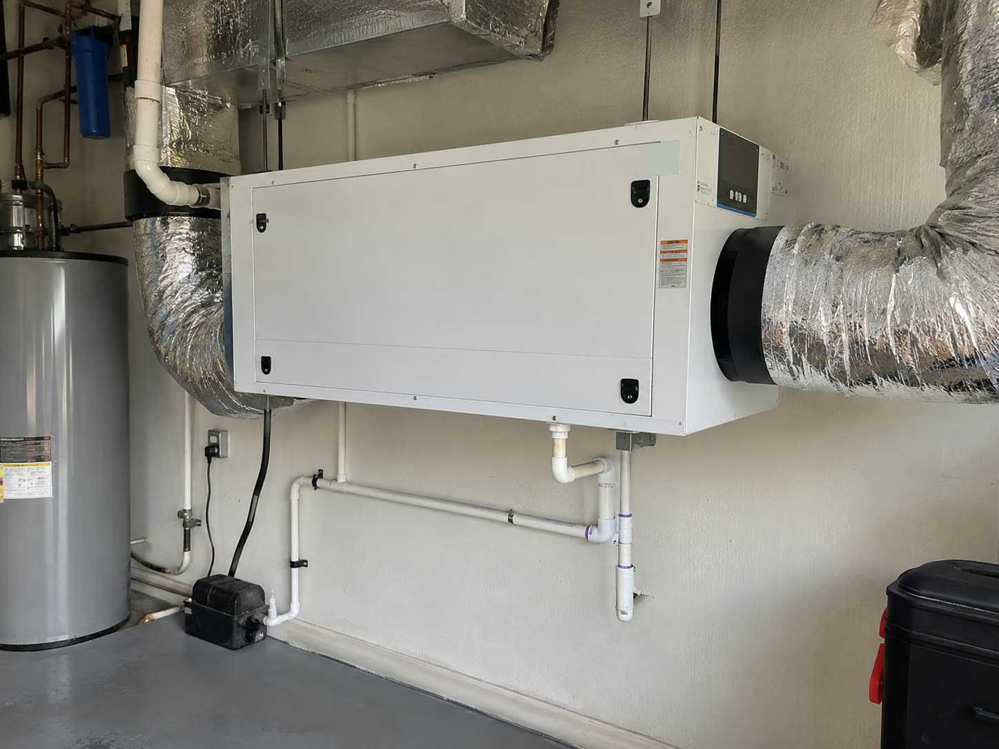 Air handler in the garage